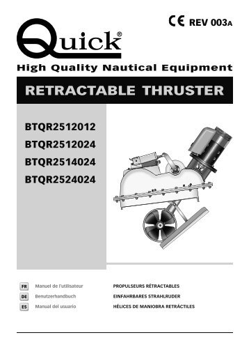 RETRACTABLE THRUSTER - QuickÂ® SpA