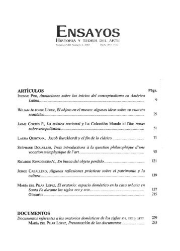 Jaime Cortés - Instituto de Investigaciones Estéticas - Universidad ...