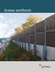 Ã©crans antibruit - Armtec