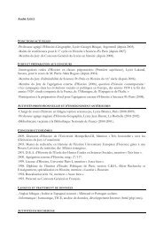 CV complet avec liste de publications dÃ©taillÃ©e - CRID 14-18