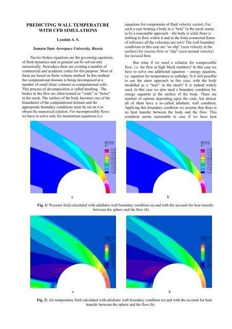 predicting wall temperature with cfd simulations - VolgaSpace.Ru