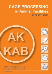 CAGE PROCESSING in Animal Facilities - GV-SOLAS