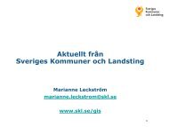 presentation - Svenska Kommunal-Tekniska FÃ¶reningen