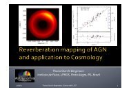 Reverberation Mapping of Active Galactic Nuclei as a Cosmological ...