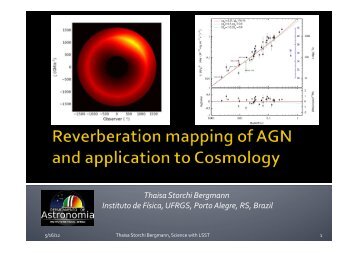 Reverberation Mapping of Active Galactic Nuclei as a Cosmological ...