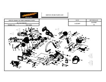 McCulloch MXC1840D Chainsaw - Barrett Small Engine