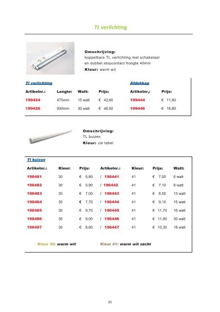 Verlichting catalogus - 230911 - RIGA Handelsbedrijven bv