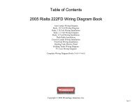 Complete Wiring Diagram Book - Winnebago Rialta Motor Home