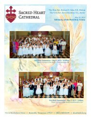 Bulletin - Sacred Heart Cathedral