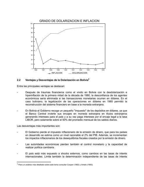 La DolarizaciÃ³n En Bolivia - Unidad de AnÃ¡lisis de PolÃ­ticas ...