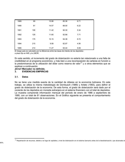 La DolarizaciÃ³n En Bolivia - Unidad de AnÃ¡lisis de PolÃ­ticas ...