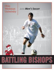 2011 guide - Ohio Wesleyan University