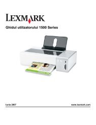 Ghidul utilizatorului 1500 Series - Lexmark