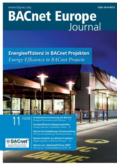 PDF: BACnet Europe Journal 11 - 10/09