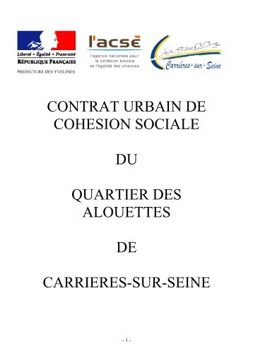 CUCS CARRIERES SUR SEINE - SIG Politique de la Ville