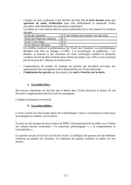 CUCS CARRIERES SUR SEINE - SIG Politique de la Ville