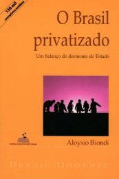 O Brasil Privatizado - Fundação Perseu Abramo