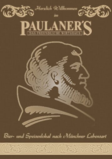 Speisekarte - Paulaner`s