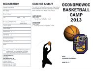 Boys Basketball Camp Registration Form