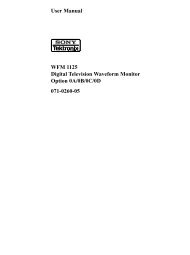 Tek WFM1125 Op manual.pdf - BroadcastStore.com