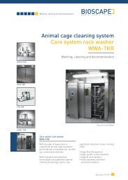 Animal cage cleaning system Care system rack washer WWA-TKR