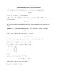 Matrix Representations of Linear Operators(4.2)