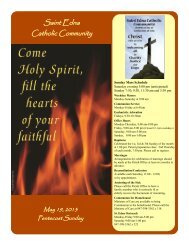 May 19 - St. Edna Catholic Church