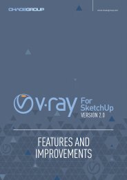 full list of V-Ray 2.0 for SketchUp Features and ... - Chaos Group