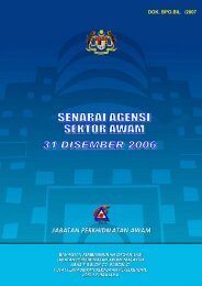 Draf Senarai Agensi Pada 31 Disember 2006-final draft 3 - Jabatan ...