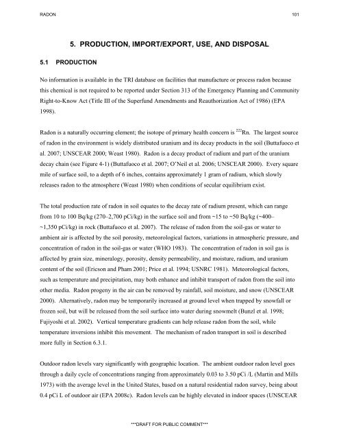 ATSDR Draft Toxicological Profile for Radon_September 2008.pdf