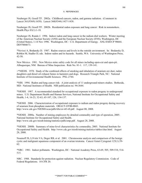 ATSDR Draft Toxicological Profile for Radon_September 2008.pdf