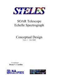 SOAR Telescope Echelle Spectrograph Conceptual Design