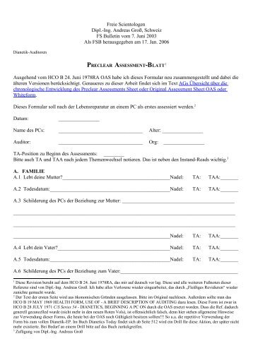 FSB 20030607 Preclear Assessment-Blatt.pdf - Freie Scientologen ...
