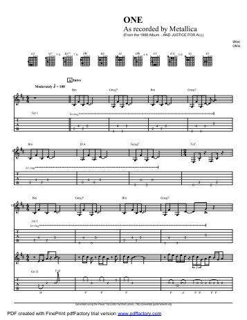 âOneâ (PDF) - Guitar Alliance