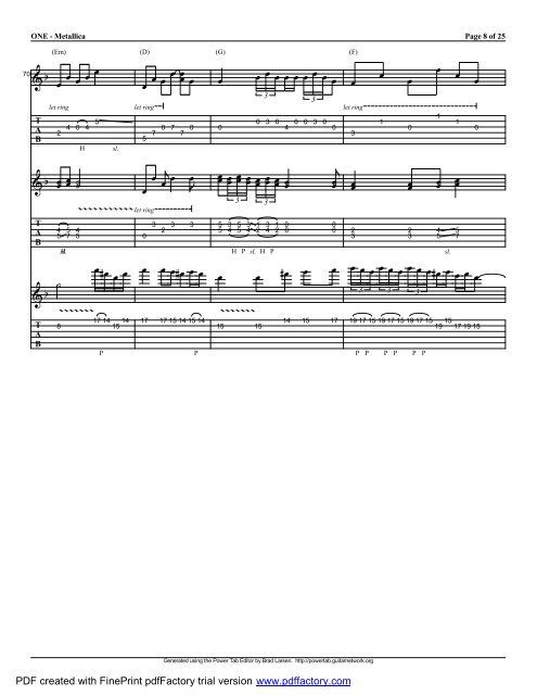 âOneâ (PDF) - Guitar Alliance