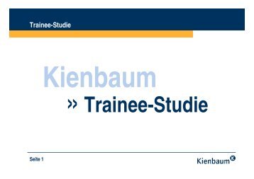 Trainee-Studie 2003 - Kienbaum