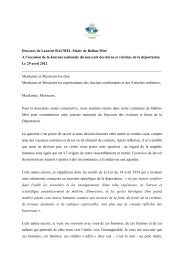 Discours du 29-04-12 (pdf - 100,89 ko) - Ballan-MirÃ©