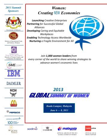 Women: Creating NEW Economies - GlobeWomen