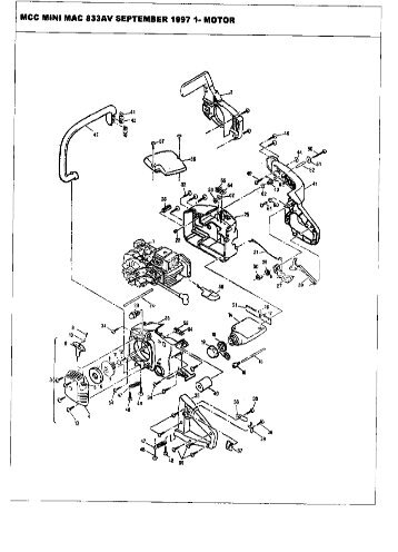 McCulloch MCC Mini-MAC 833AV Chainsaw - Barrett Small Engine