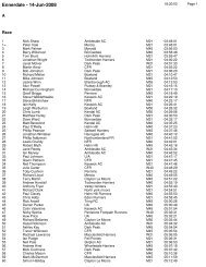 results - Northumberland Fell Runners