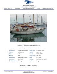 Camper & Nicholsons Nicholson 38 75.000 â¬ EU ... - Dolphin Yachts