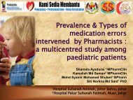 Prevalence & Types of medication errors intervened by Pharmacists ...
