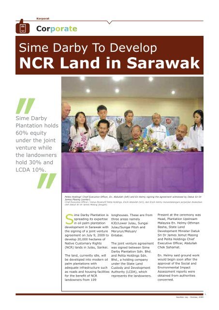 Sarawak are Inaugural Champions - Sime Darby Plantation