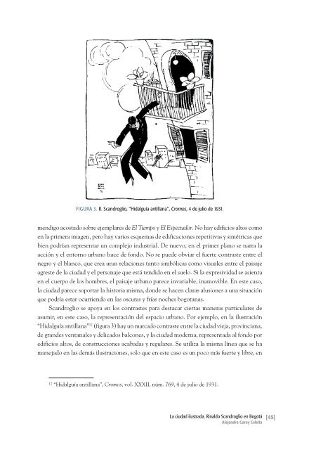 La ciudad ilustrada. Rinaldo Scandroglio en Bogotá Alejandro Garay