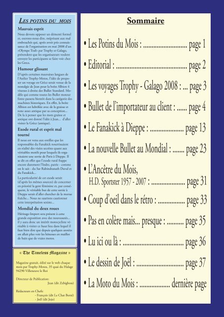 Timeless Magazine 15.indd - Les vestes Belstaff en France par ...