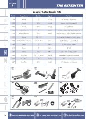 Coupler Latch Repair Kits - F8-9 - The Expediter