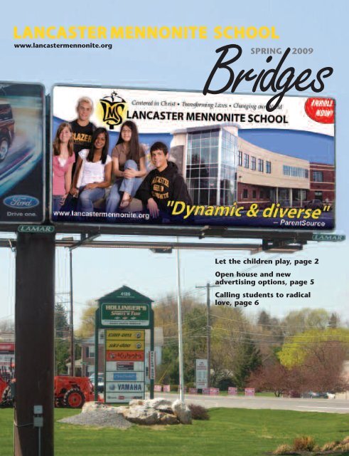 Spring 2009 - Lancaster Mennonite School