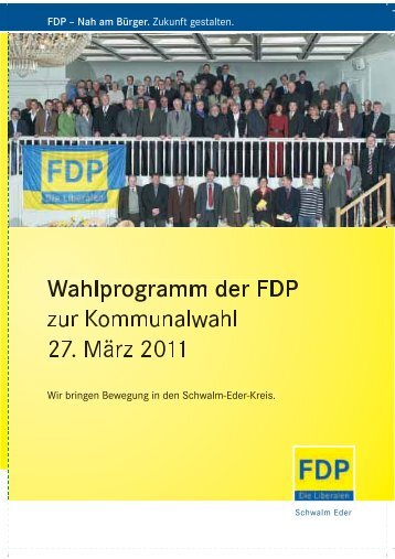 FDP-Programm zur Kommunalwahl 2011 - FDP Kreisverband ...