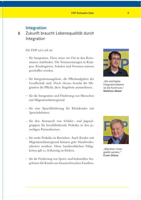 FDP-Programm zur Kommunalwahl 2011 - FDP Kreisverband ...