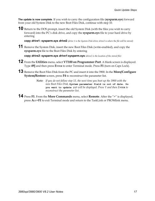 3980xpi/3980/3900 V8.2 User Notes - Data I/O Corporation